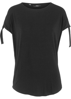 Футболка с прорезями на рукавах Bonprix