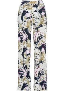 Брюки с лиственным узором, без застежки Bonprix