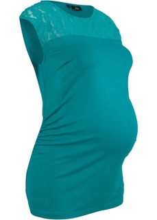 Футболка с кружевом Bonprix