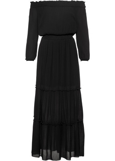 Платье с вырезом кармен Bonprix