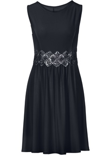 Платье с кружевной вставкой Bonprix