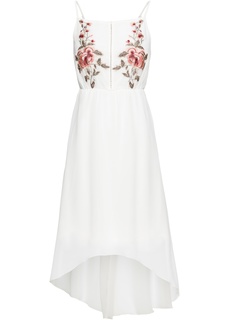 Платье с цветочной вышивкой Bonprix
