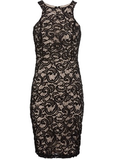 Платье с кружевной отделкой Bonprix