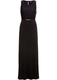 Макси платье с ремешком в талии Bonprix