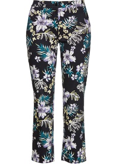Брюки с цветочным принтом Bonprix