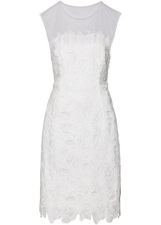 Платье с цветочным кружевом Bonprix