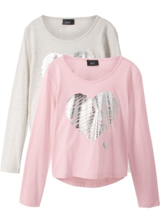 Футболка с длинным рукавом (2 шт.) Bonprix