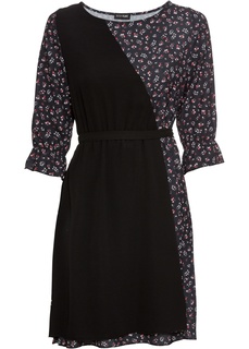 Платье с текстильным поясом Bonprix