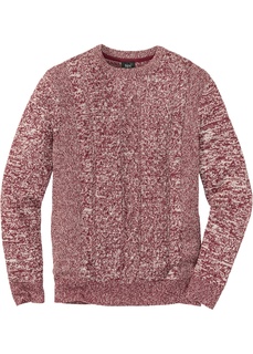 Пуловер с узором косичкой Regular Fit Bonprix