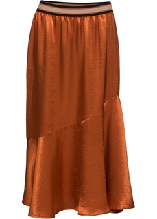 Юбка из искусственного сатина Bonprix