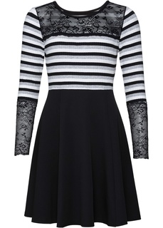 Платье с кружевной отделкой Bonprix