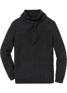 Пуловер Regular Fit с узором косичка Bonprix