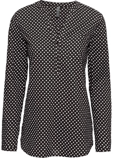 Блузка с принтом сердечек Bonprix