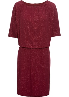 Платье из блестящего трикотажа Bonprix