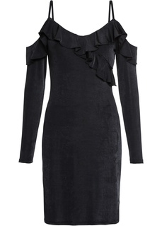 Платье с открытыми плечами, трикотаж Bonprix