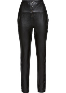 Брюки из искусственной кожи Bonprix