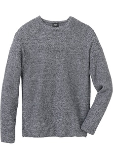 Пуловер в меланжевом дизайне, переработанный хлопок Bonprix