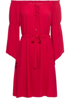 Платье с вырезом кармен Bonprix