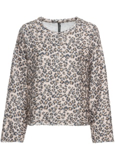 Пуловер с леопардовым узором Bonprix