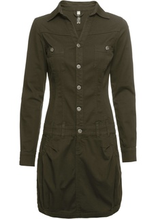 Платье на пуговицах Bonprix