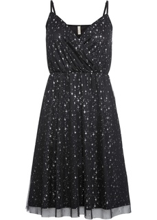 Платье с металлическим принтом Bonprix