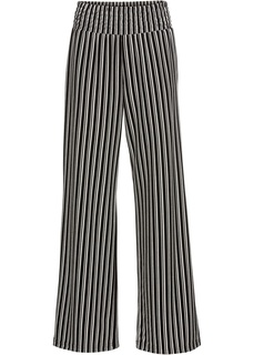 Брюки-палаццо из плотного трикотажа Bonprix