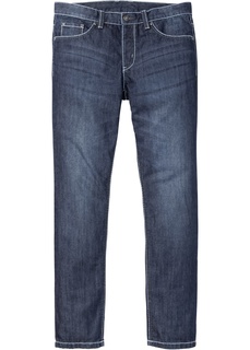 Джинсы с контрастными швами Slim Fit Straight Bonprix