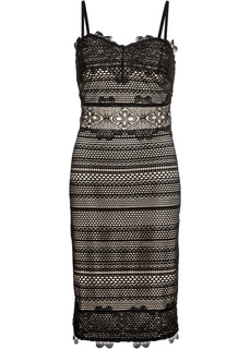 Платье с кружевной отделкой Bonprix