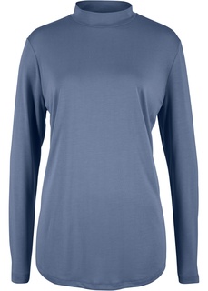 Футболка с воротником-стойкой Bonprix