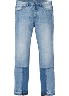 Джинсы Regular Fit Tapered, слегка укороченный покрой Bonprix