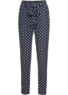 Брюки из трикотажа с принтом Bonprix