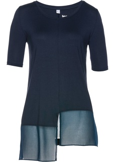 Футболка асимметричного покроя Bonprix