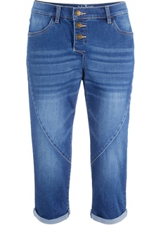 Укороченные джинсы стретч в стиле бойфренда Bonprix