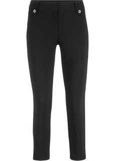 Брюки 7/8 с декоративными пуговицами, бенгалин Bonprix