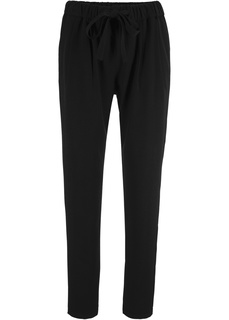 Брюки с текстильным поясом, вискоза Bonprix