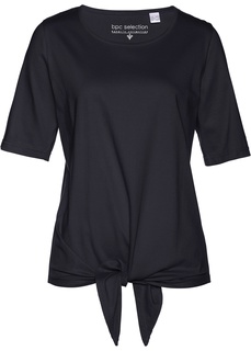 Футболка с декоративным узлом Bonprix