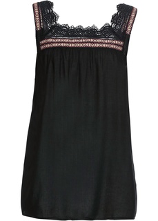 Блузка с кружевной отделкой Bonprix