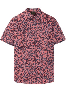 Рубашка с цветочным принтом и коротким рукавом Bonprix
