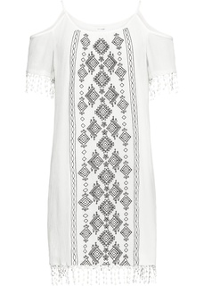 Платье с вышивкой и вырезами Bonprix