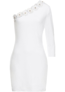 Платье с цветочными аппликациями Bonprix