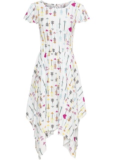 Платье с воланами Bonprix