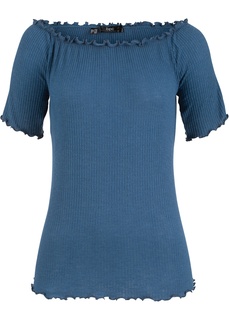 Футболка с волнистыми краями Bonprix