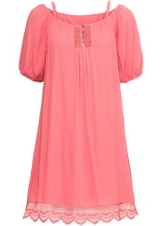 Платье с кружевной отделкой Bonprix