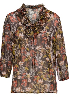 Блузка прозрачная с люрексом Bonprix