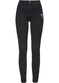 Брюки стретч со стразами Swarovski® Bonprix