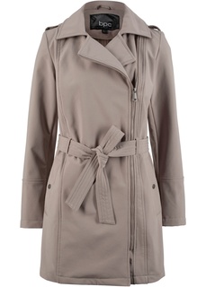 Байкерская куртка-софтшелл Bonprix