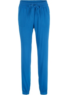 Брюки из легкого трикотажа в стиле деним Bonprix