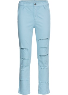 Брюки 7/8 с разрезами, завышенная посадка Bonprix