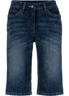 Шорты стрейч из джинсовой ткани в поношенном стиле Bonprix