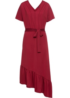 Платье с текстильным поясом Bonprix